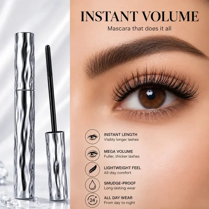 Volumizing Lengthening Smudge—Proof Mascara with Nourishing Formula👁️✨(Buy 1 Get 1 Free)