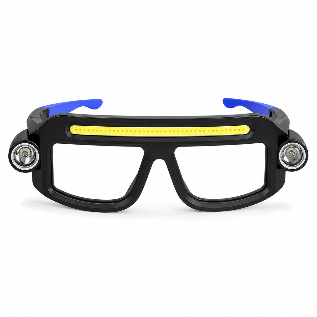 💡 LIMITED-TIME 50% OFF! 👓 Hands-Free LED Work Glasses – USB-C Rechargeable, 5 Light Modes