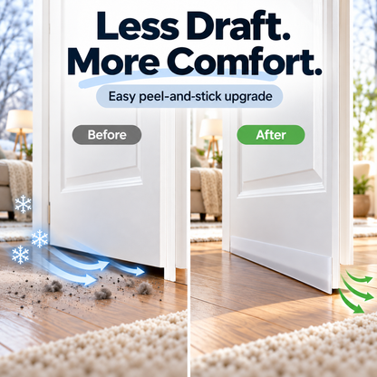 Buy 1 Get 1 FREE | Self-Adhesive Door Draft Seal Strip – Helps Block Drafts & Dust