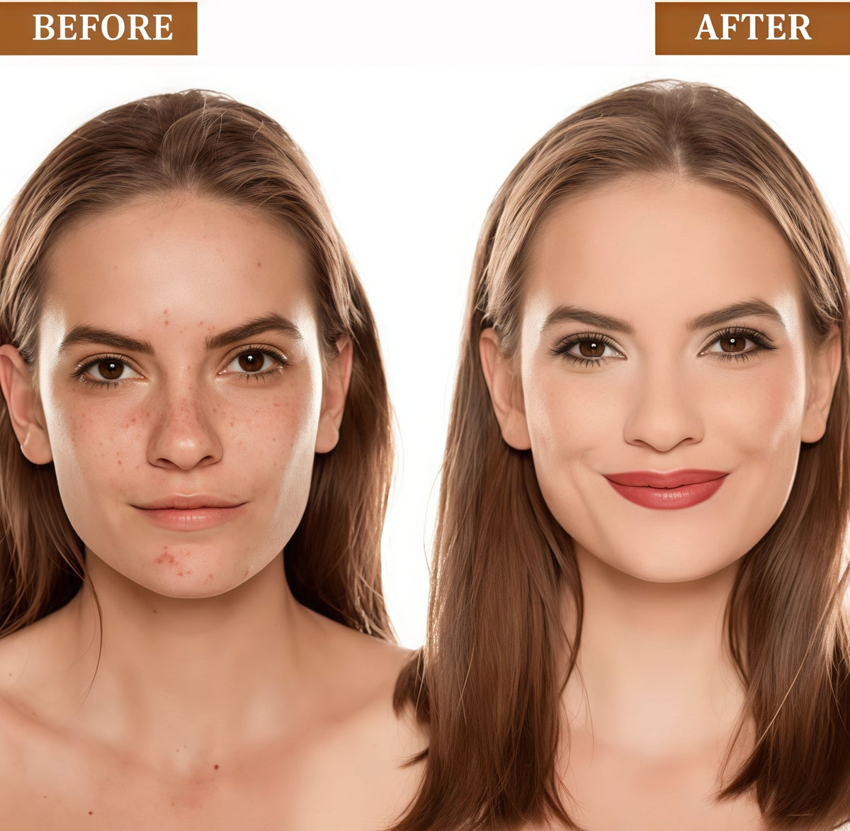 Color-Changing Foundation Stick with Built-In Brush – Flawless-Looking Finish