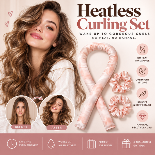 DreamCurls Heatless Curling Set – Overnight Heatless Curling Set