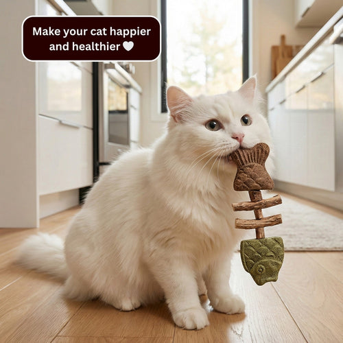 🎁 Buy 1 Get 2 FREE 🎁 Catnip & Silvervine Chew Toy – Natural Play & Boredom Relief