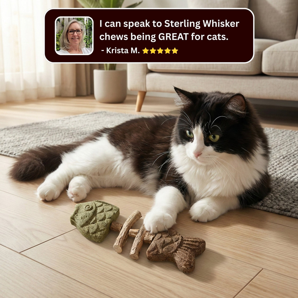 🎁 Buy 1 Get 2 FREE 🎁 Catnip & Silvervine Chew Toy – Natural Play & Boredom Relief