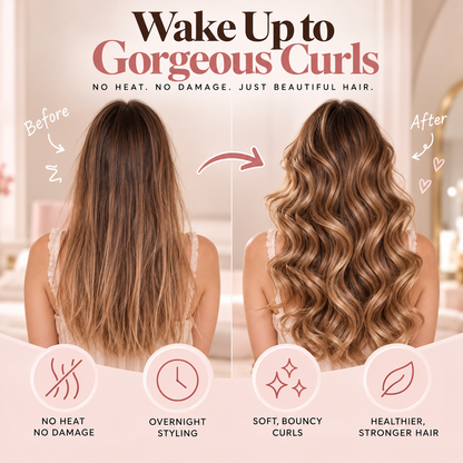 DreamCurls Heatless Curling Set – Overnight Heatless Curling Set