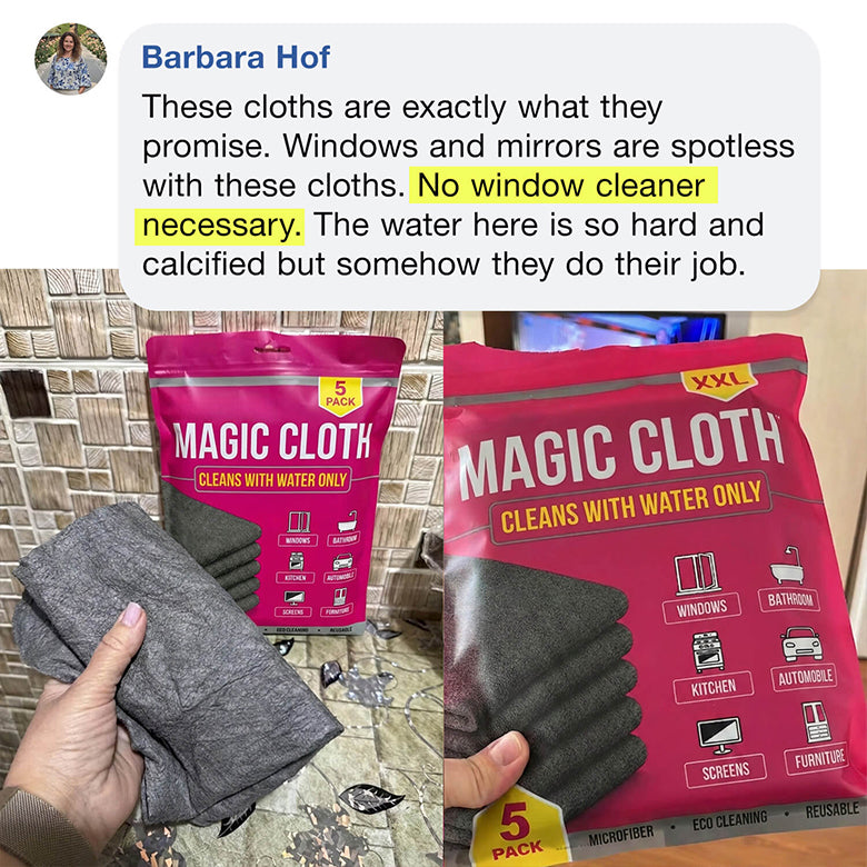 🔥 Buy 1 Get 1 FREE 🔥 Magic Cleaning Cloth – Streak-Free Shine with Just Water