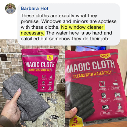 🔥 Buy 1 Get 1 FREE 🔥 Magic Cleaning Cloth – Streak-Free Shine with Just Water