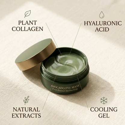 Refresh & Glow Hydrogel Eye Patches – Collagen + Hyaluronic Acid