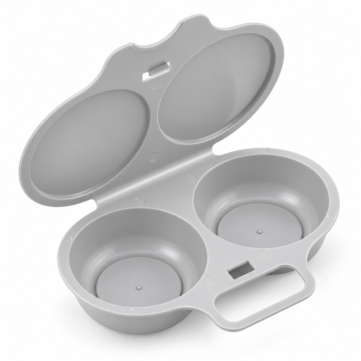 🔥 BUY 1 GET 1 FREE 🔥 Microwave Egg Poacher – Cook 2 Eggs in Minutes, No Stove Needed
