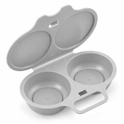 🔥 BUY 1 GET 1 FREE 🔥 Microwave Egg Poacher – Cook 2 Eggs in Minutes, No Stove Needed