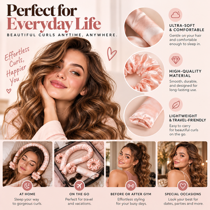 DreamCurls Heatless Curling Set – Overnight Heatless Curling Set