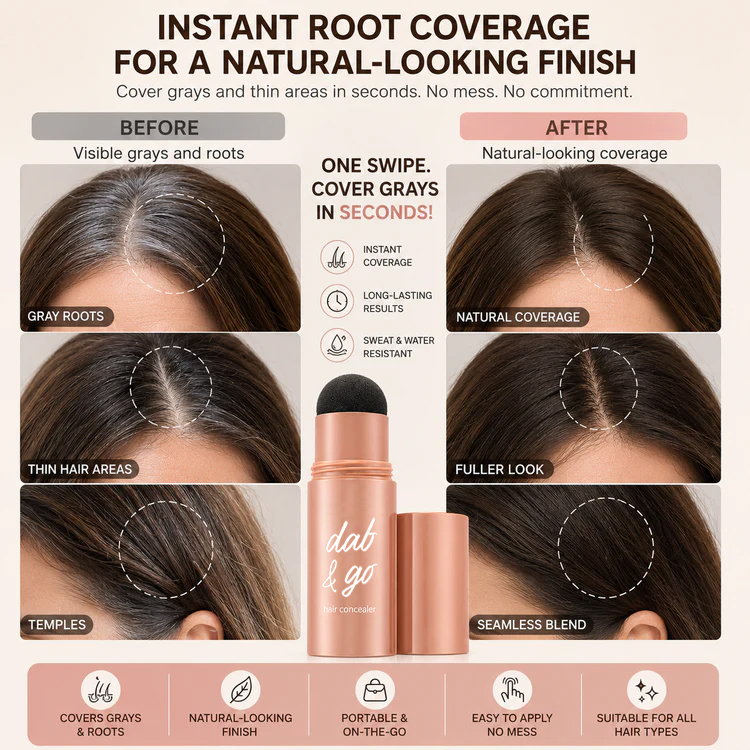 Instant Hairline & Root Concealer – 2-Piece Duo
