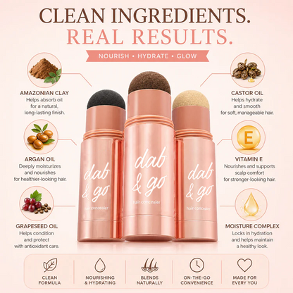 Instant Hairline & Root Concealer – 2-Piece Duo