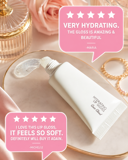 Soft Serve Hydrating Lip Gloss – Juicy High-Shine Rosy Tint