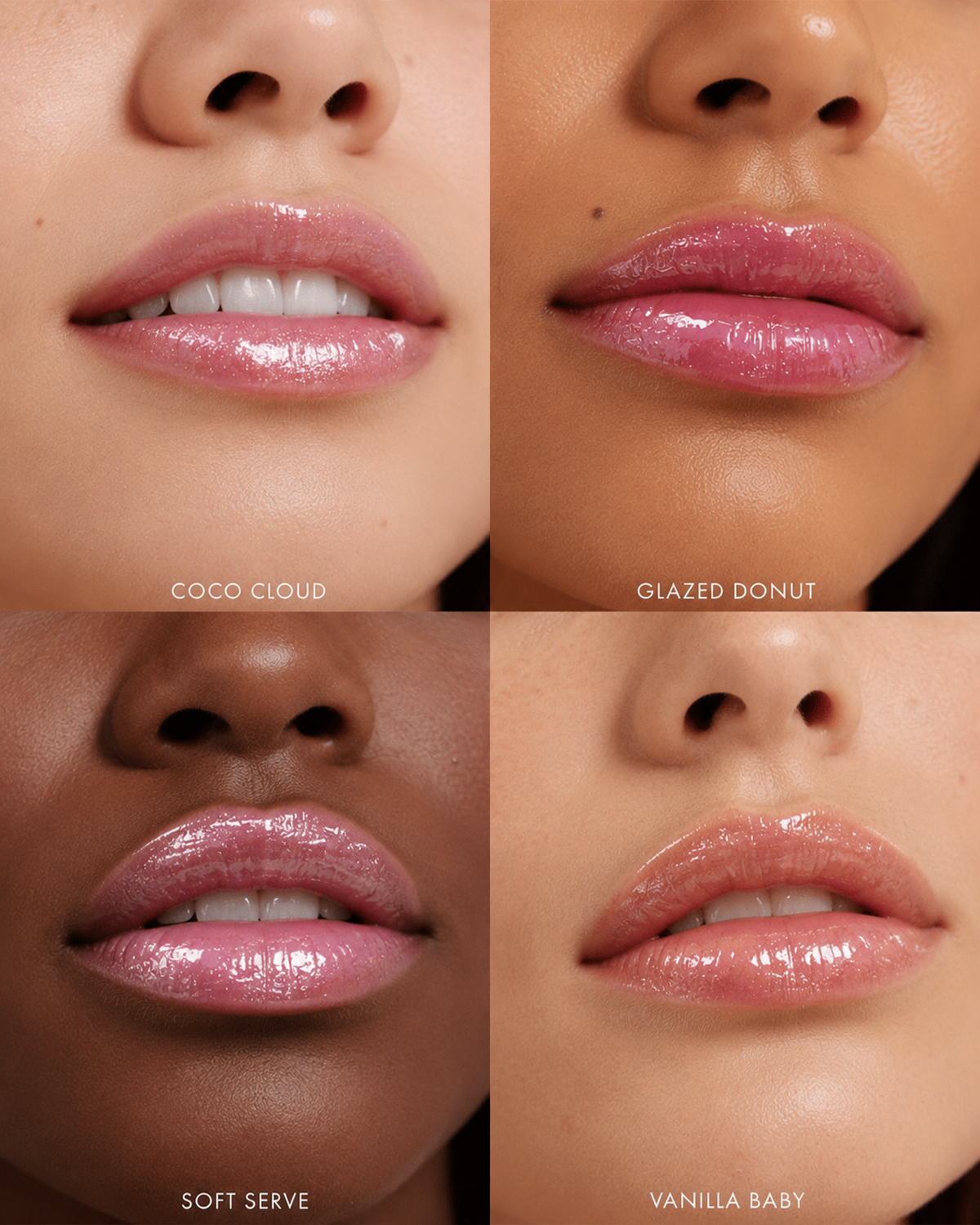 Soft Serve Hydrating Lip Gloss – Juicy High-Shine Rosy Tint