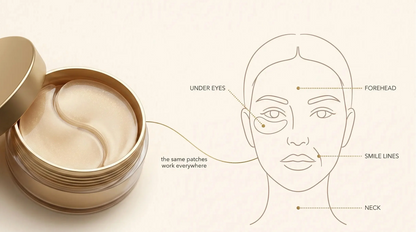 Refresh & Glow Hydrogel Eye Patches – Collagen + Hyaluronic Acid
