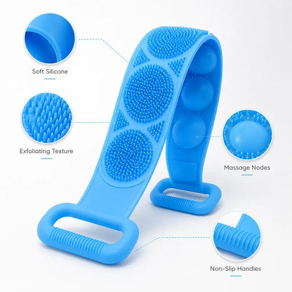 🔥 Buy 1 Get 1 FREE 🔥 Silicone Back Scrubber – Effortlessly Clean Every Inch of Your Back