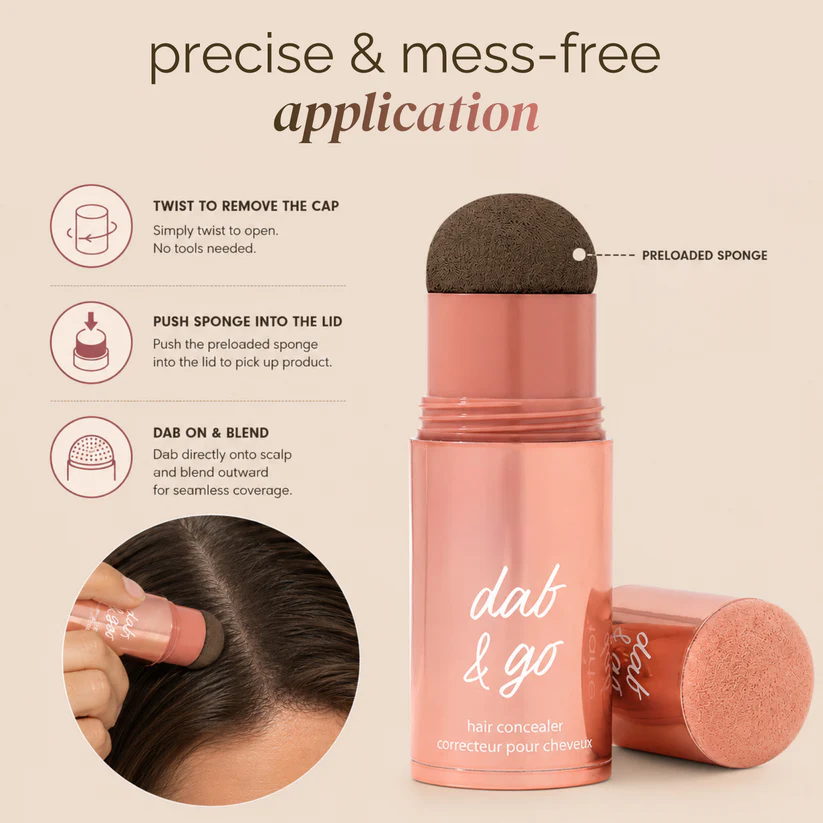 Instant Hairline & Root Concealer – 2-Piece Duo