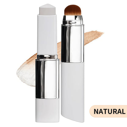 Color-Changing Foundation Stick with Built-In Brush – Flawless-Looking Finish
