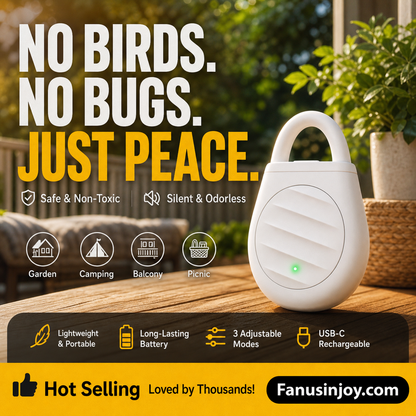 🔥Buy 1 Get 1 FREE 🔥 🐦No more trouble from birds, beasts and locusts！Portable Ultrasonic Bird Repellent Keychain