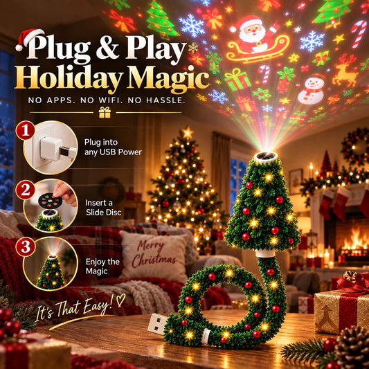 ChristmasGlow – Magical Holiday Projector Light