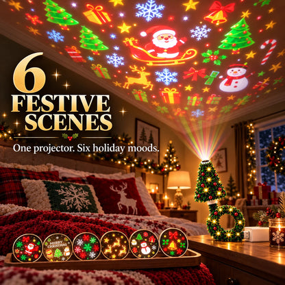 ChristmasGlow – Magical Holiday Projector Light