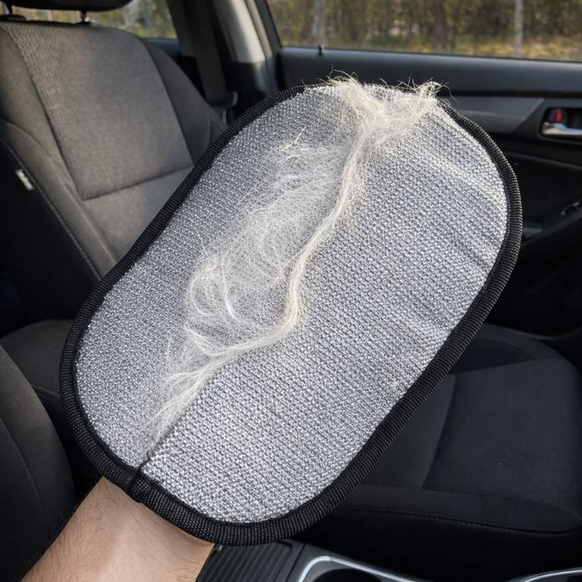 🔥 Buy 1 Get 1 FREE 🔥 Pet Hair Remover Glove – Easily Lift Stubborn Fur from Sofas & Car Seats 🐾