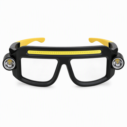 💡 LIMITED-TIME 50% OFF! 👓  Hands-Free LED Work Glasses – USB-C Rechargeable, 5 Light Modes