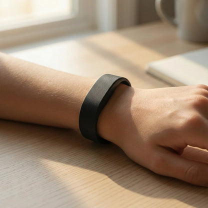 🔥 BUY 1 GET 1 FREE | Silent Vibration Alarm Wristband – Wake Up Without Waking Your Partner